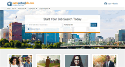 Desktop Screenshot of metroportlandjobs.com