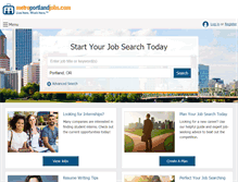 Tablet Screenshot of metroportlandjobs.com